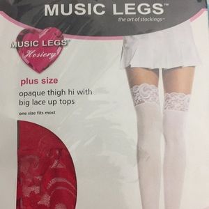 New in package red thigh highs